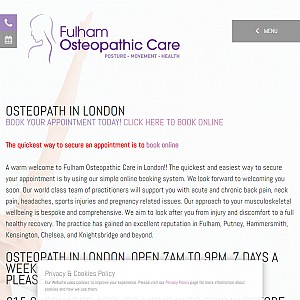 Osteopath London