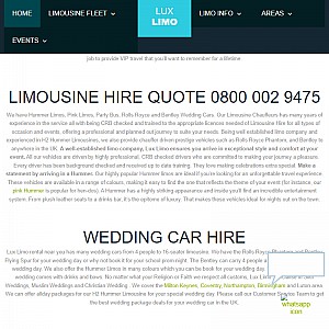 Limo is the Leading UK Limo Hire