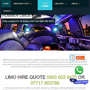 Limo is the Leading UK Limo Hire