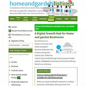 Home and Garden Listings