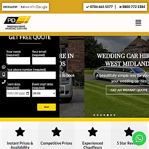 Wedding Car Hire Birmingham